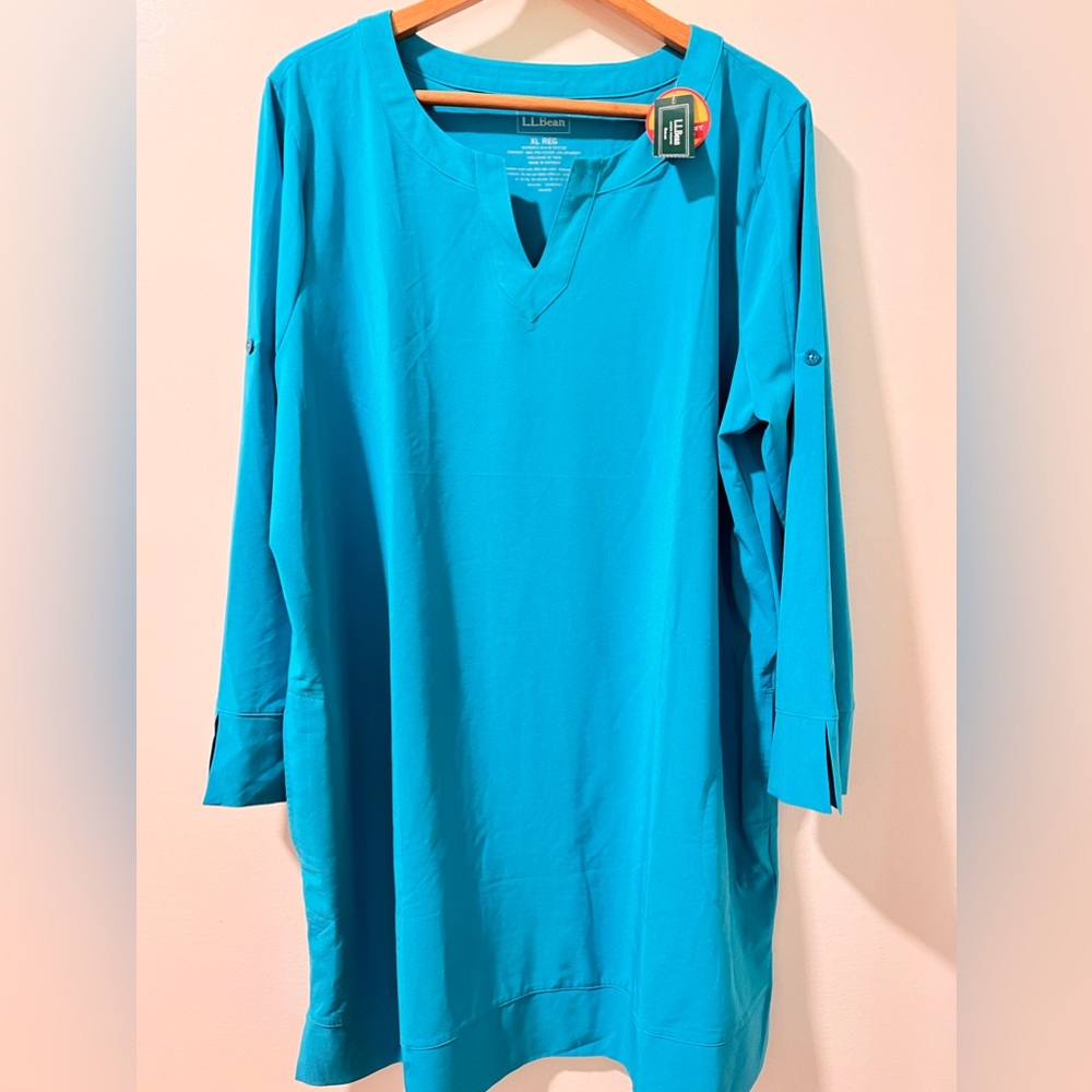 LL Bean NWT Swim Sun Cover-up Size XLarge